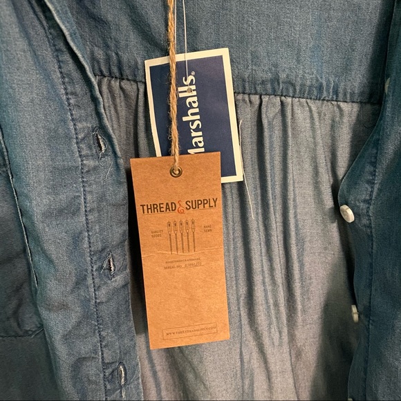 Thread & Supply Chambray Shirt Dress - Picture 8 of 9